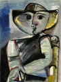 Personaje Mujer Sentada 1971 Cubismo Pablo Picasso